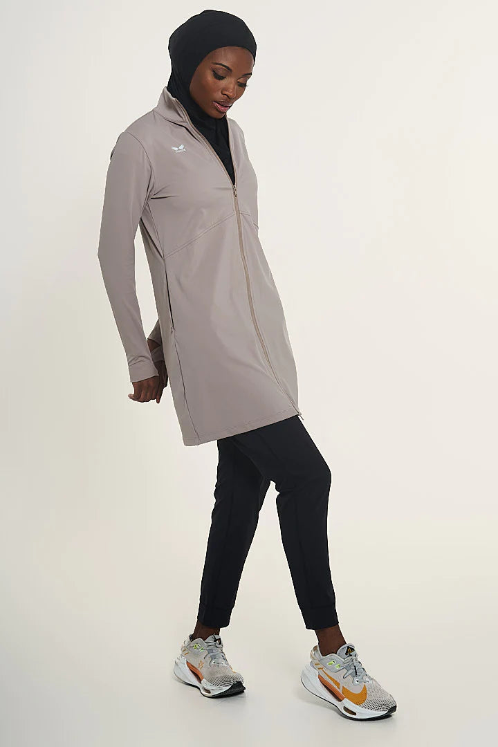 MODEST JACKET STAY ACTIVE LIGHT BROWN