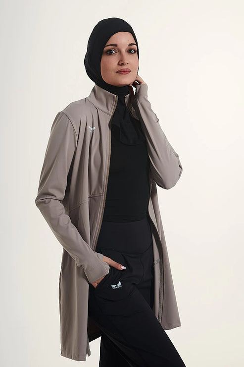 MODEST JACKET STAY ACTIVE LIGHT BROWN